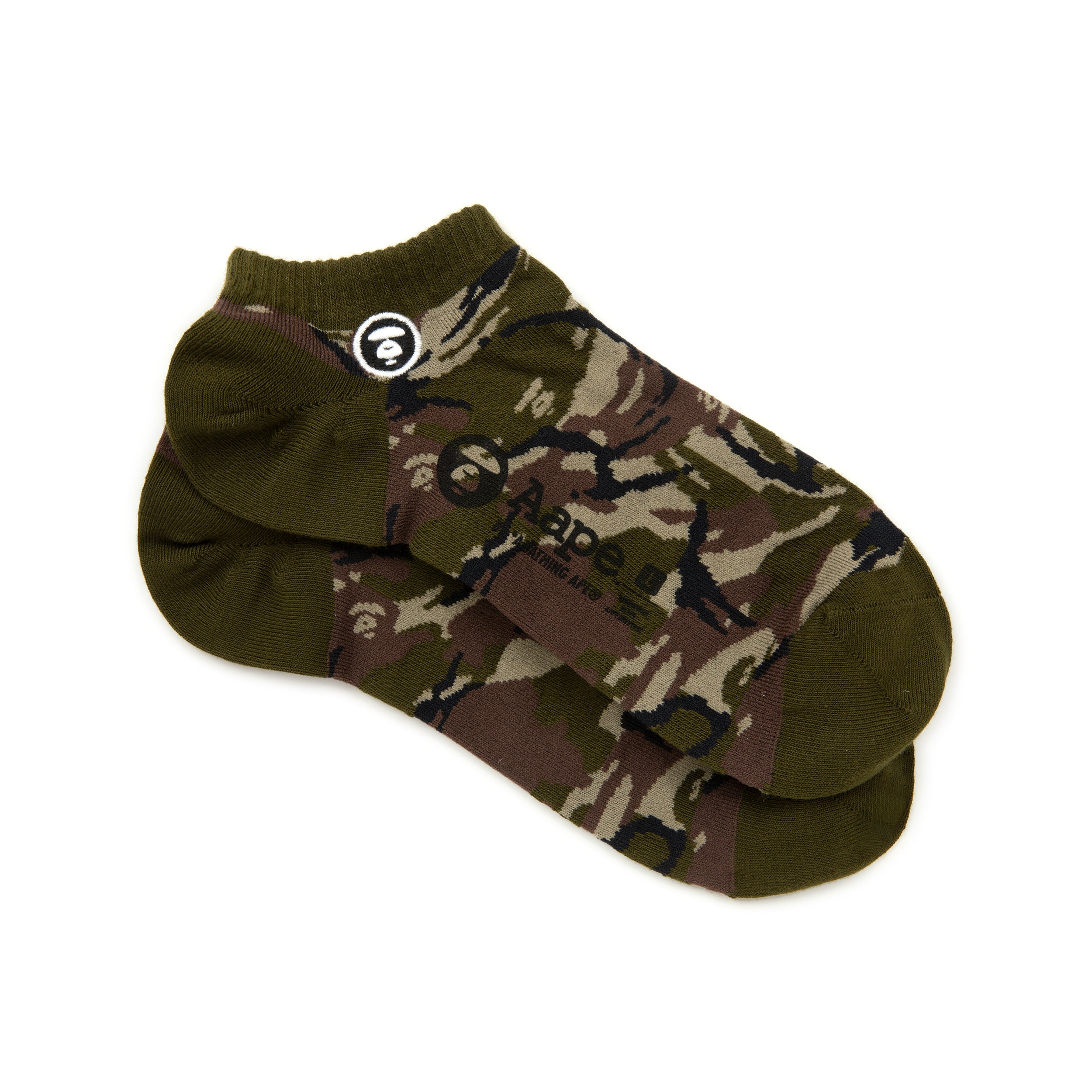 MOONFACE CAMO ANKLE SOCKS