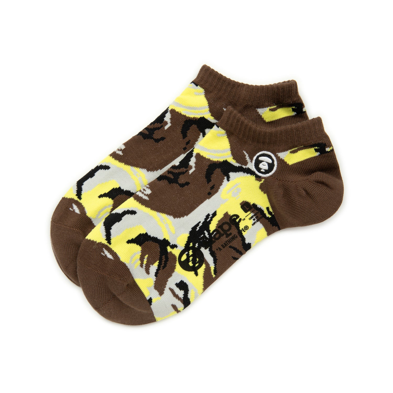 MOONFACE CAMO ANKLE SOCKS