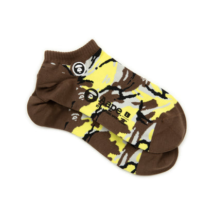 MOONFACE CAMO ANKLE SOCKS