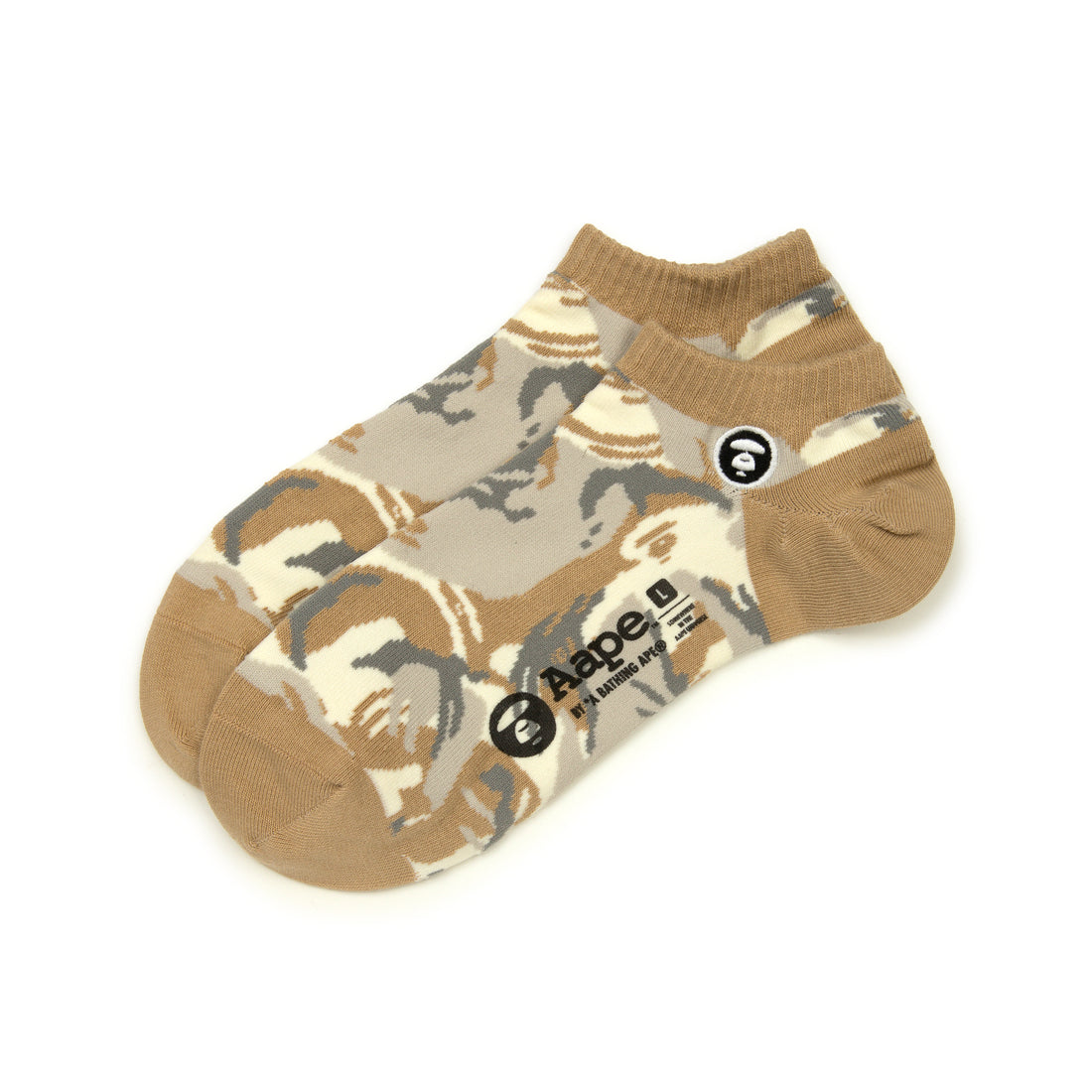 MOONFACE CAMO ANKLE SOCKS