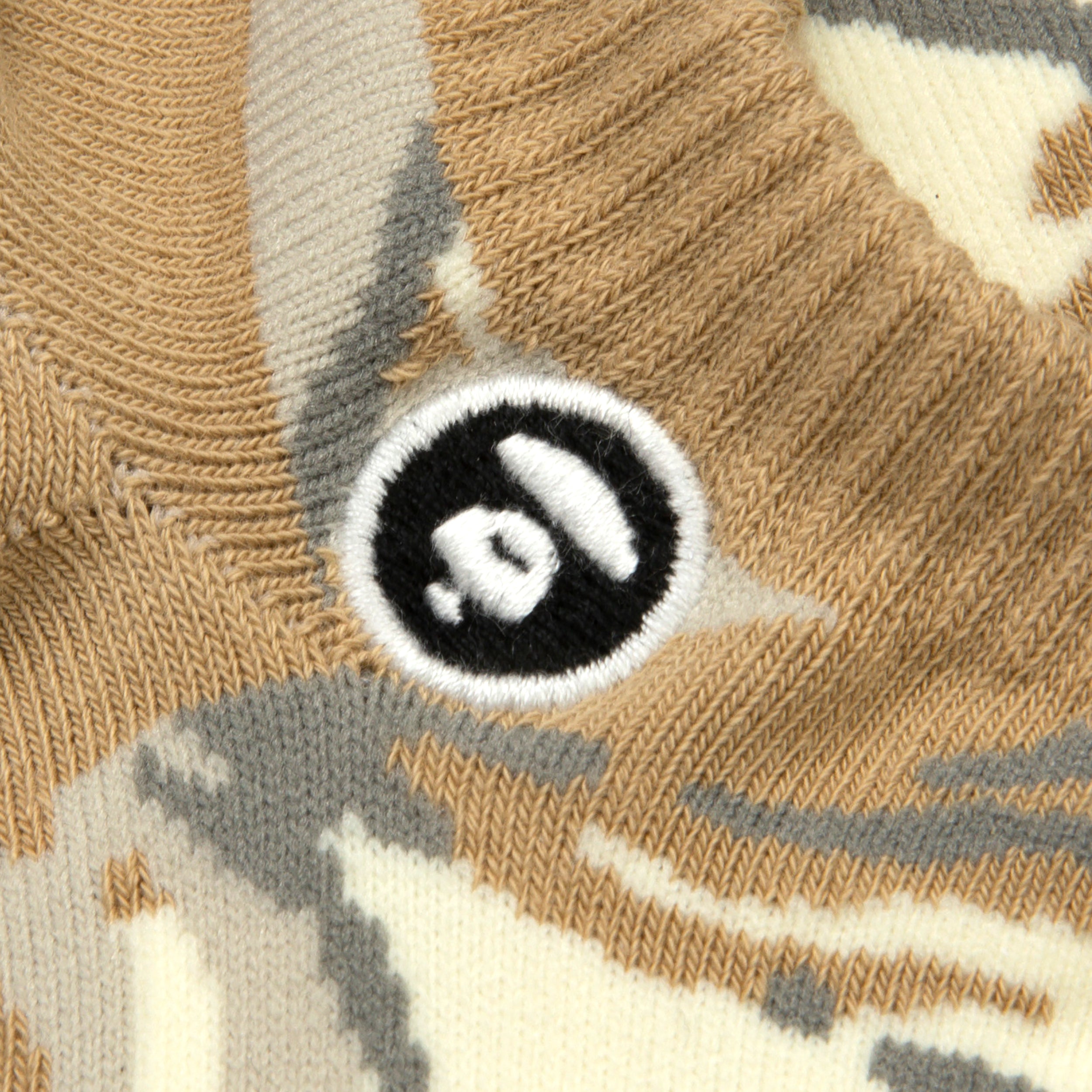 MOONFACE CAMO ANKLE SOCKS