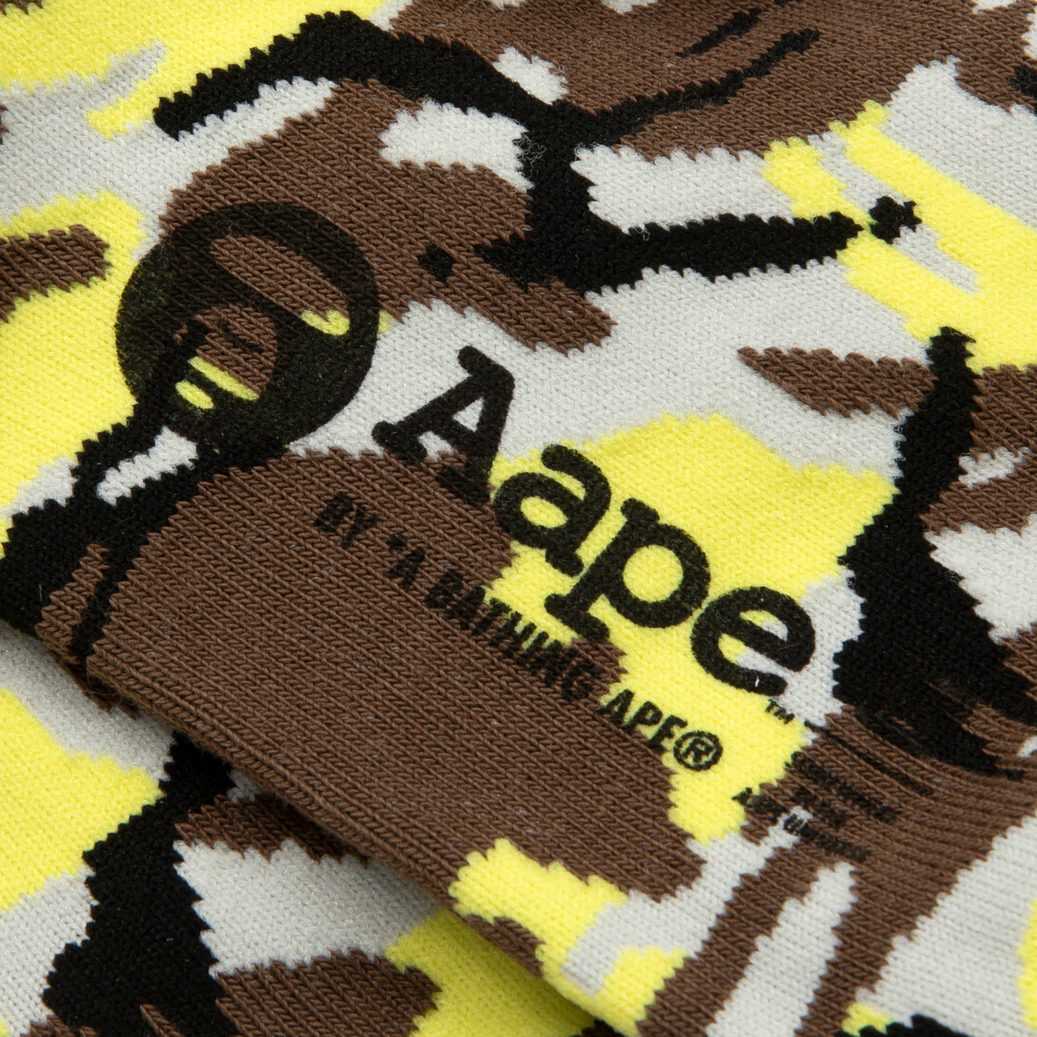 MOONFACE CAMO CREW SOCKS