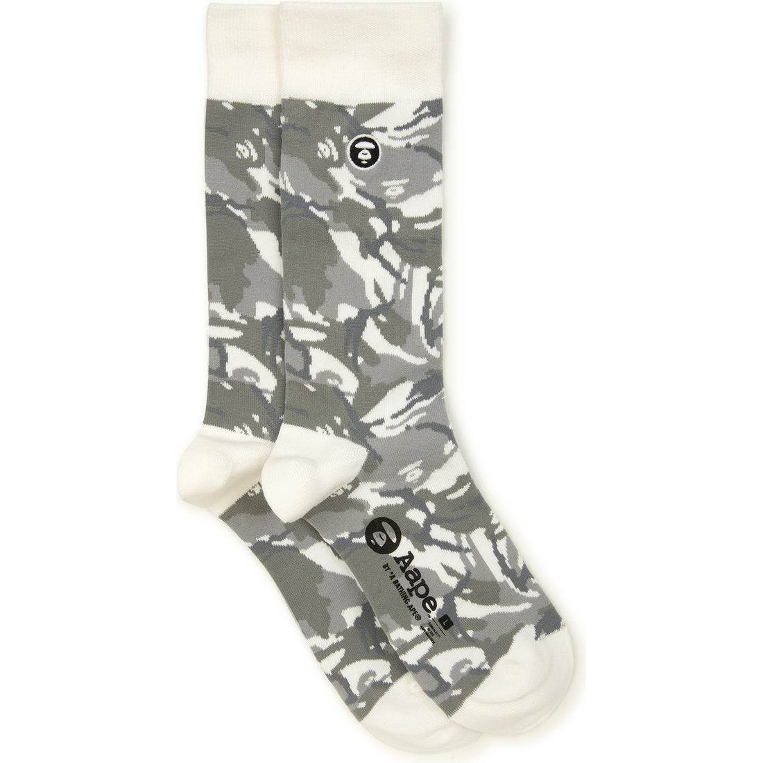 AAPSOM4293XXO/MOONFACE LOGO CAMO CREW SOCKS
