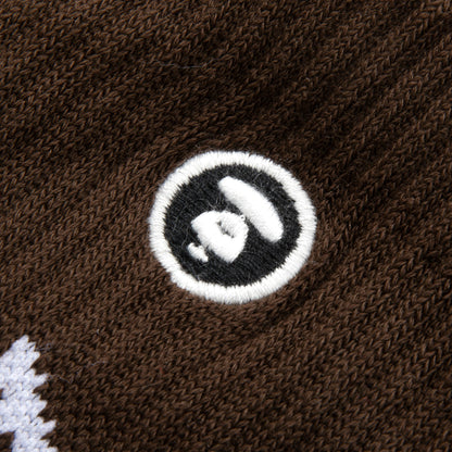 MOONFACE LOGO CREW SOCKS