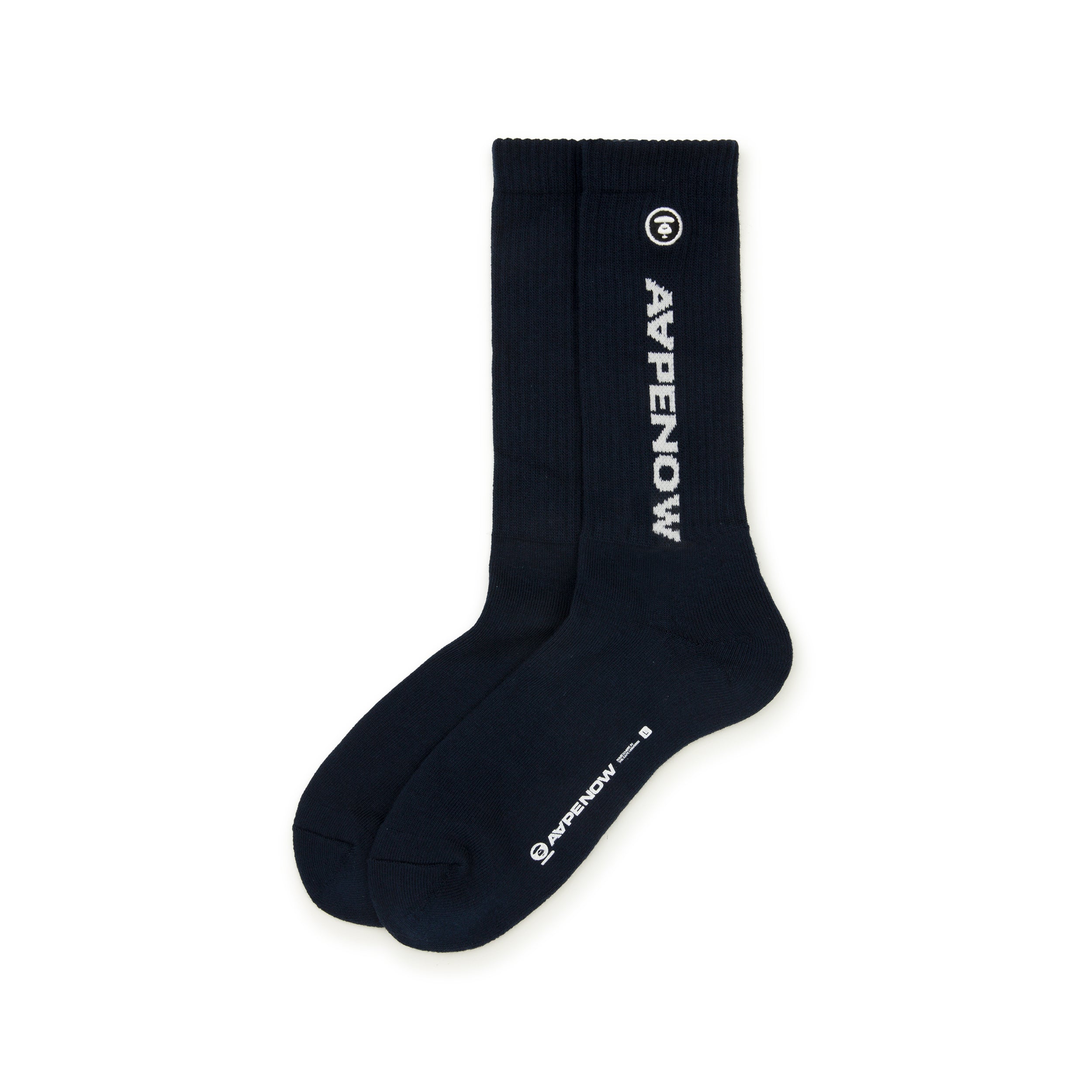 MOONFACE EMBROIDERED LOGO SOCKS