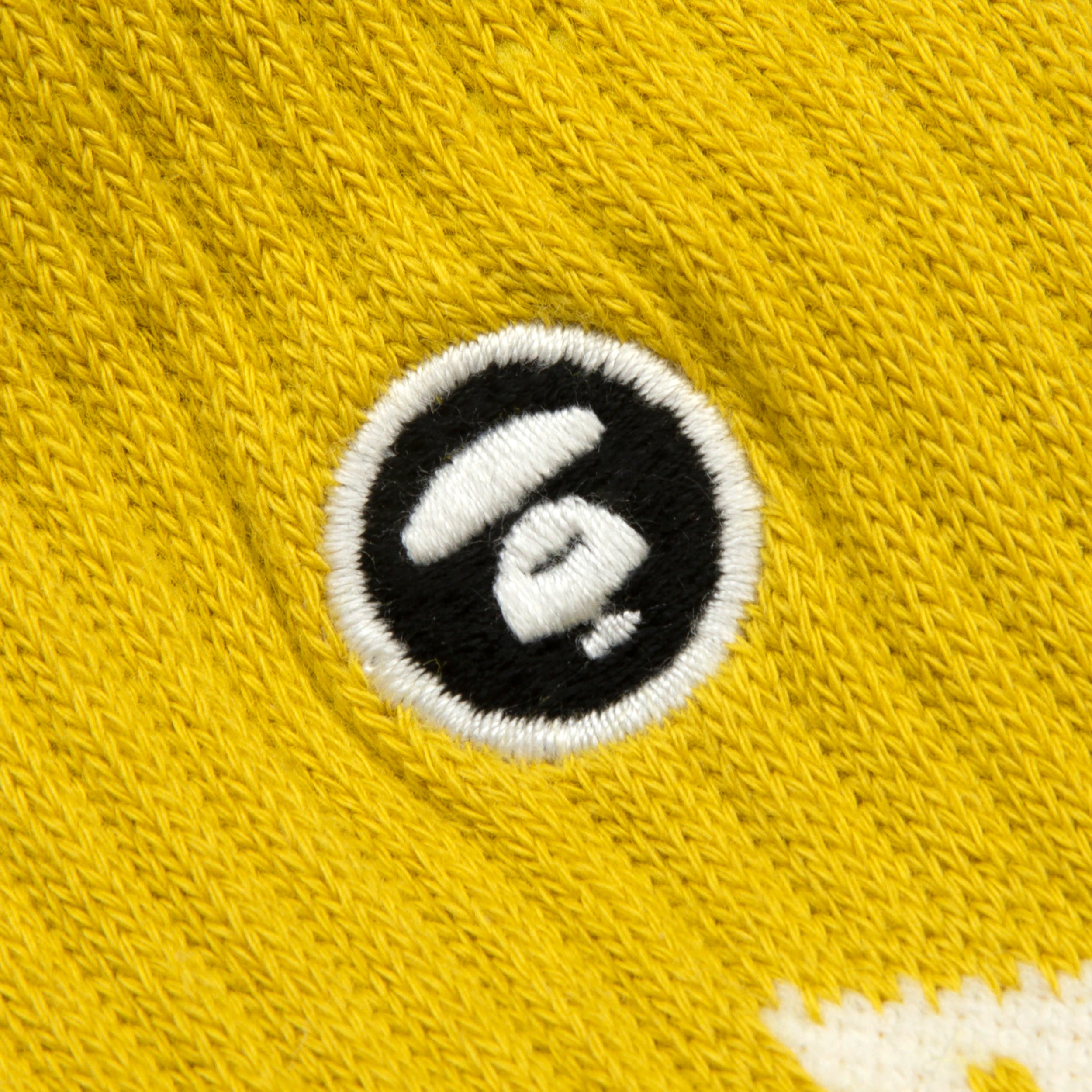 MOONFACE EMBROIDERED LOGO SOCKS