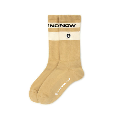 MOONFACE STRIPED CREW SOCKS