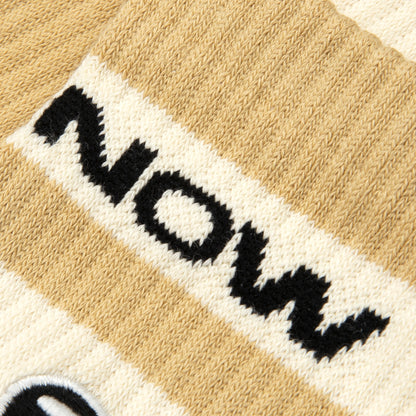 MOONFACE STRIPED CREW SOCKS