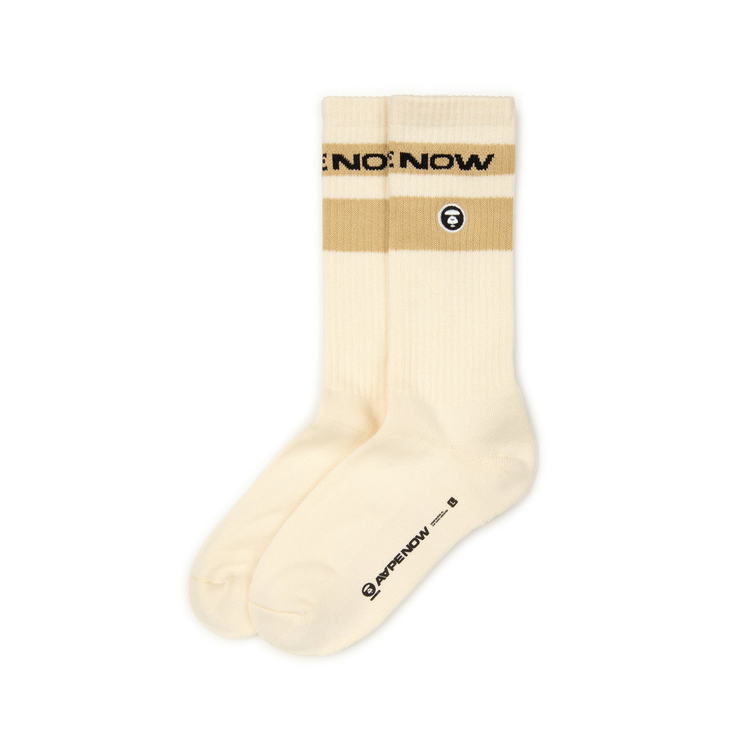 MOONFACE STRIPED CREW SOCKS