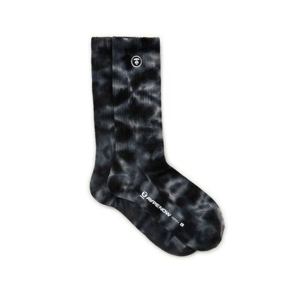 MOONFACE TIE-DYE CREW SOCKS