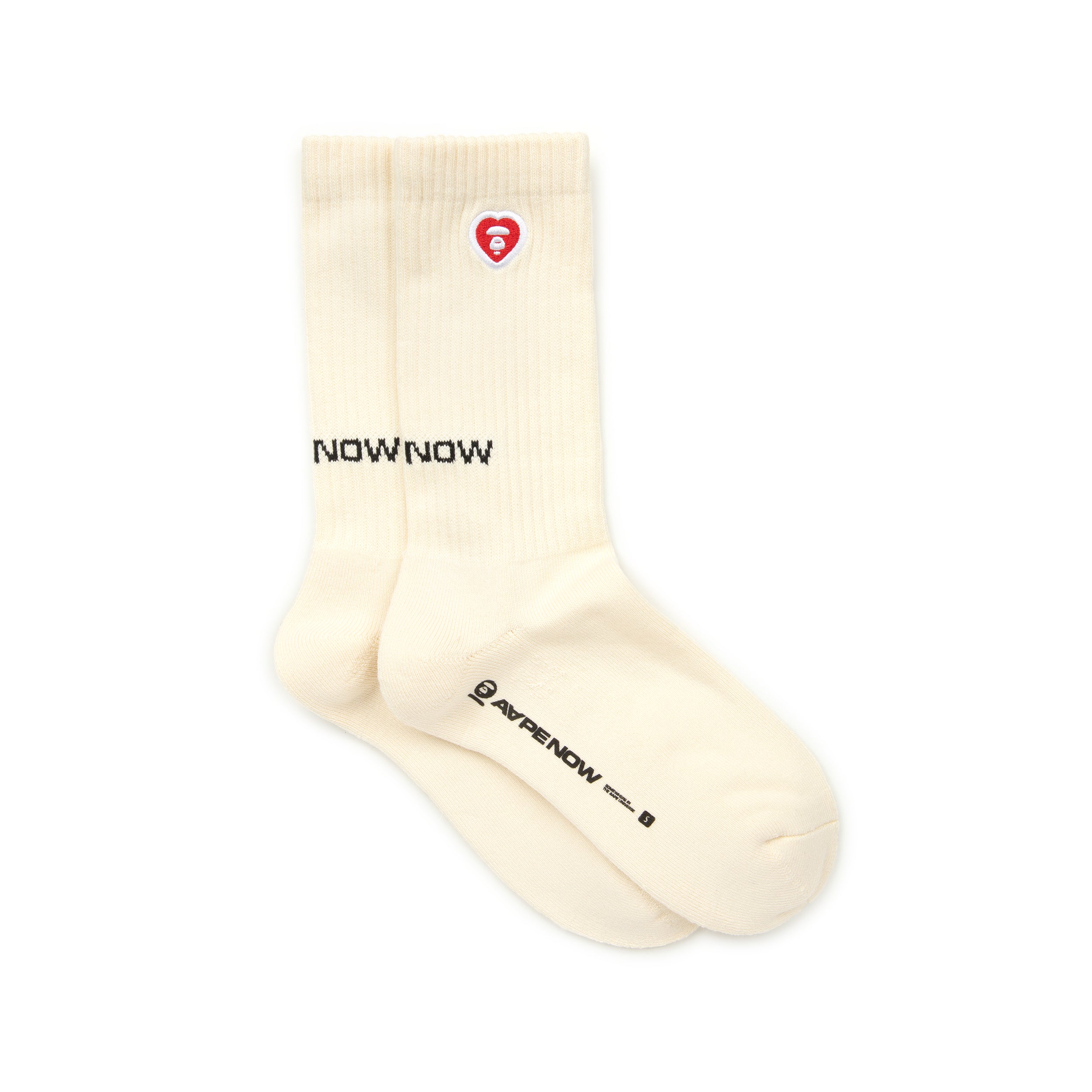 MOONFACE HEART PATCH SOCKS