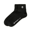 MOONFACE EMBROIDERED ANKLE SOCKS