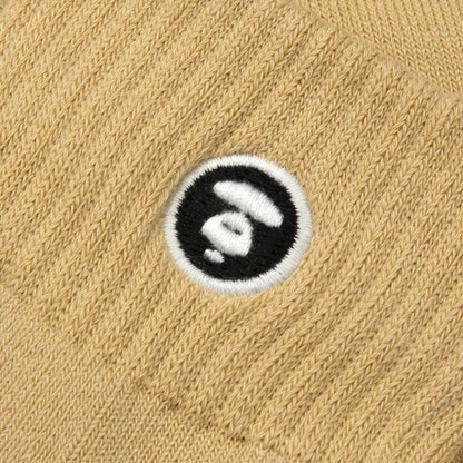 MOONFACE EMBROIDERED ANKLE SOCKS