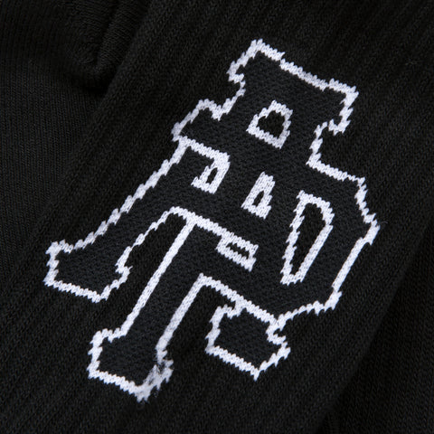 MOONFACE GRAPHIC RIBBED SOCKS