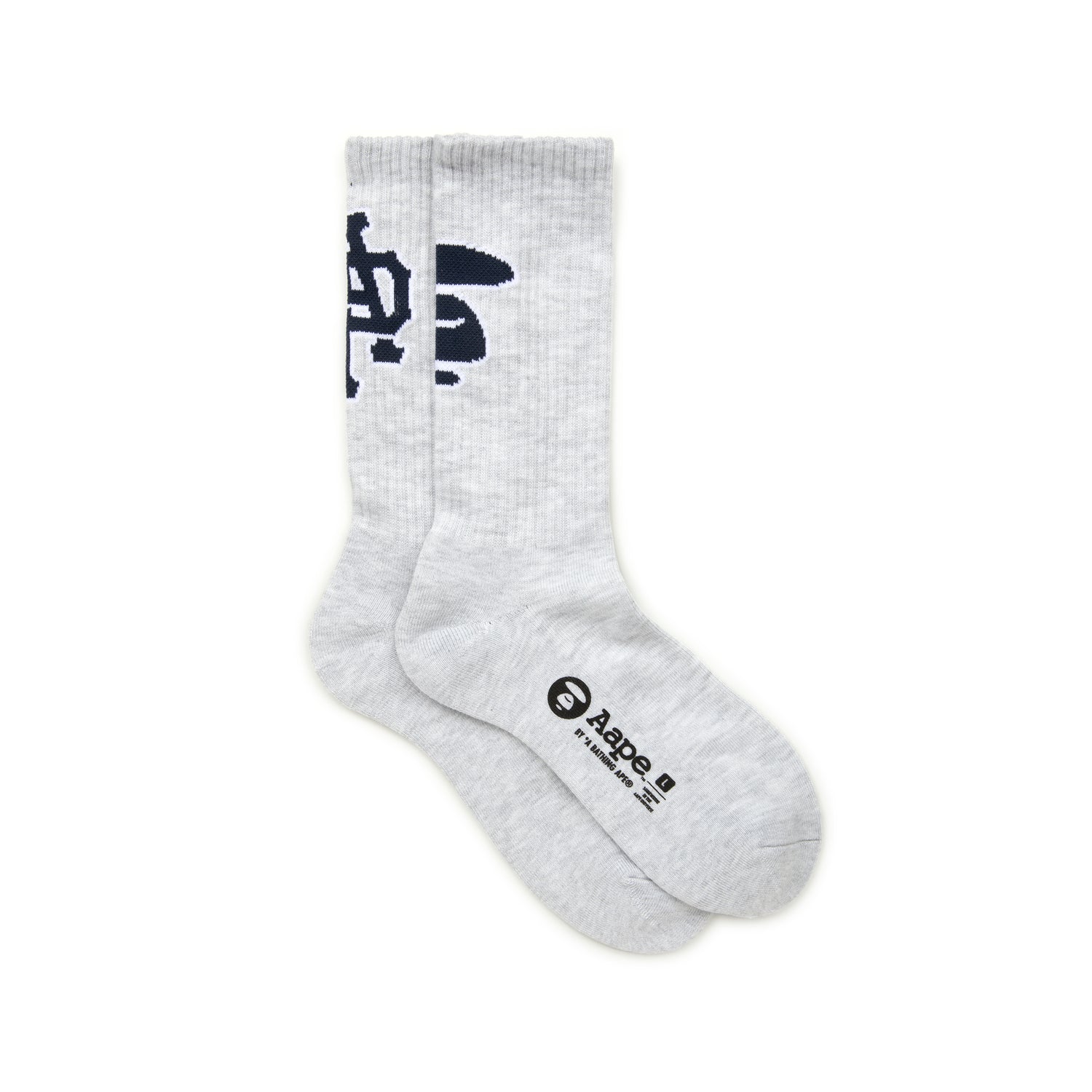 MOONFACE GRAPHIC RIBBED SOCKS