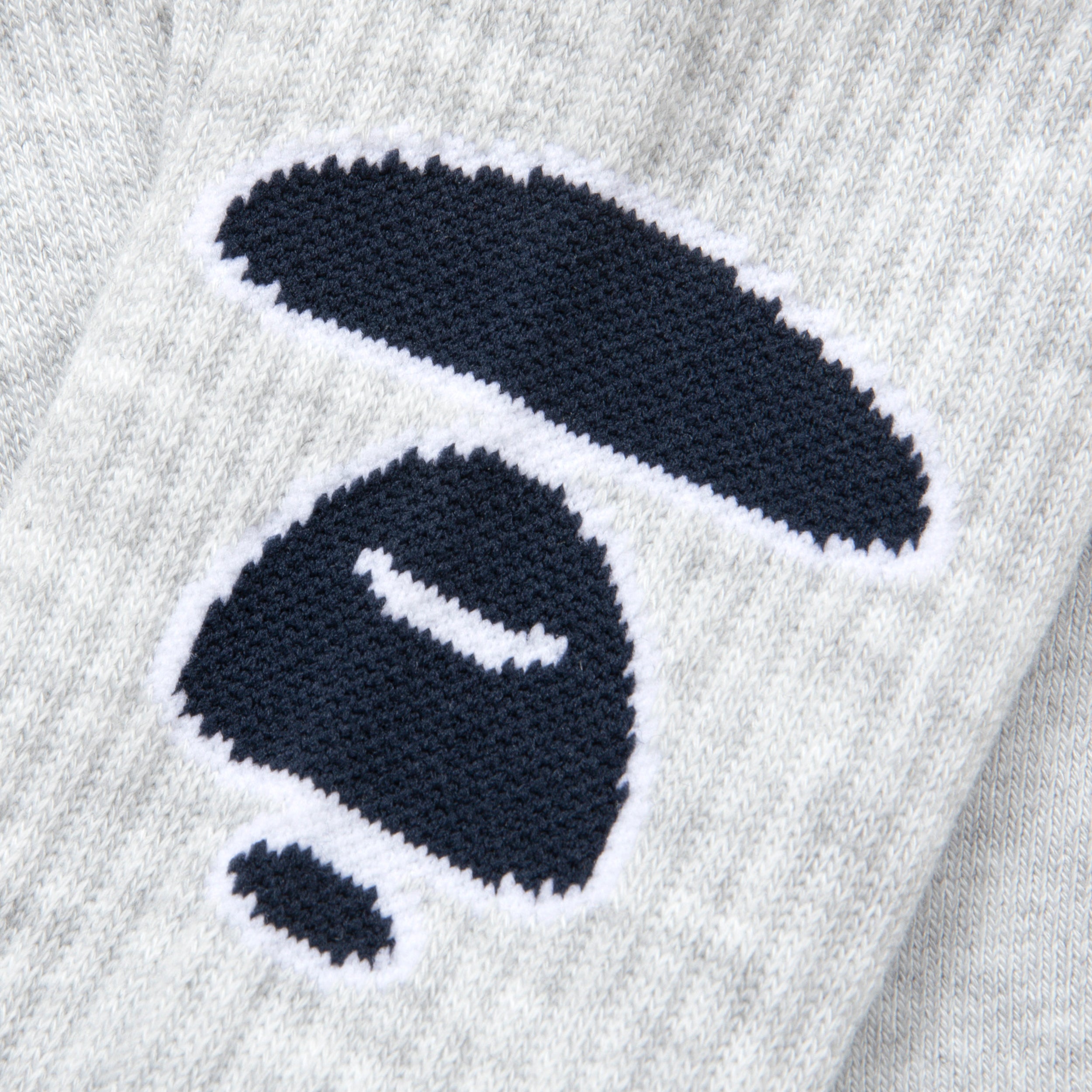 MOONFACE GRAPHIC RIBBED SOCKS