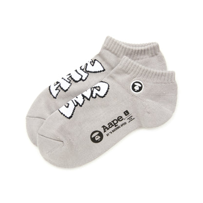 MOONFACE GRAPHIC ANKLE SOCKS