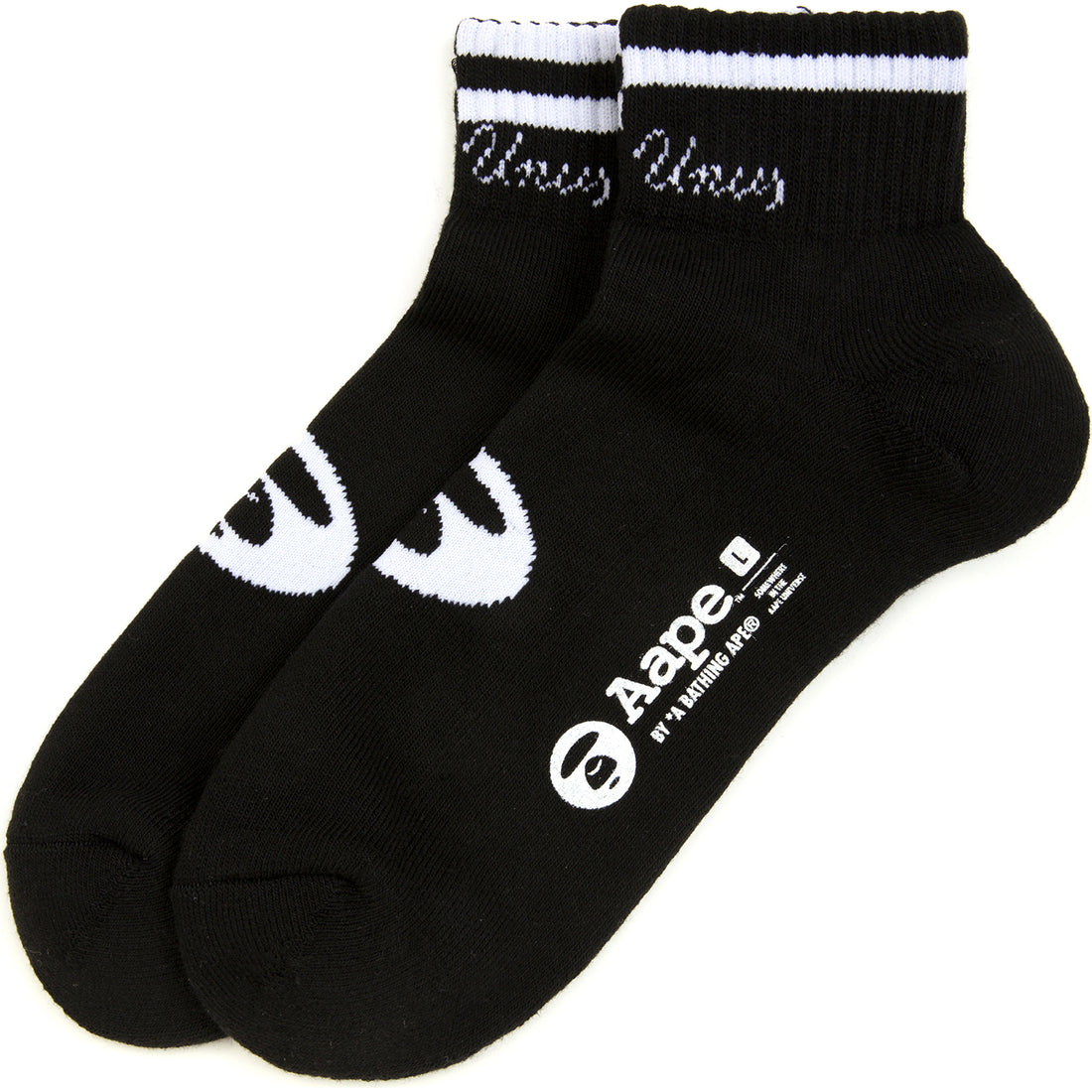 MOONFACE JACQUARD ANKLE SOCKS