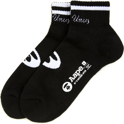 MOONFACE JACQUARD ANKLE SOCKS