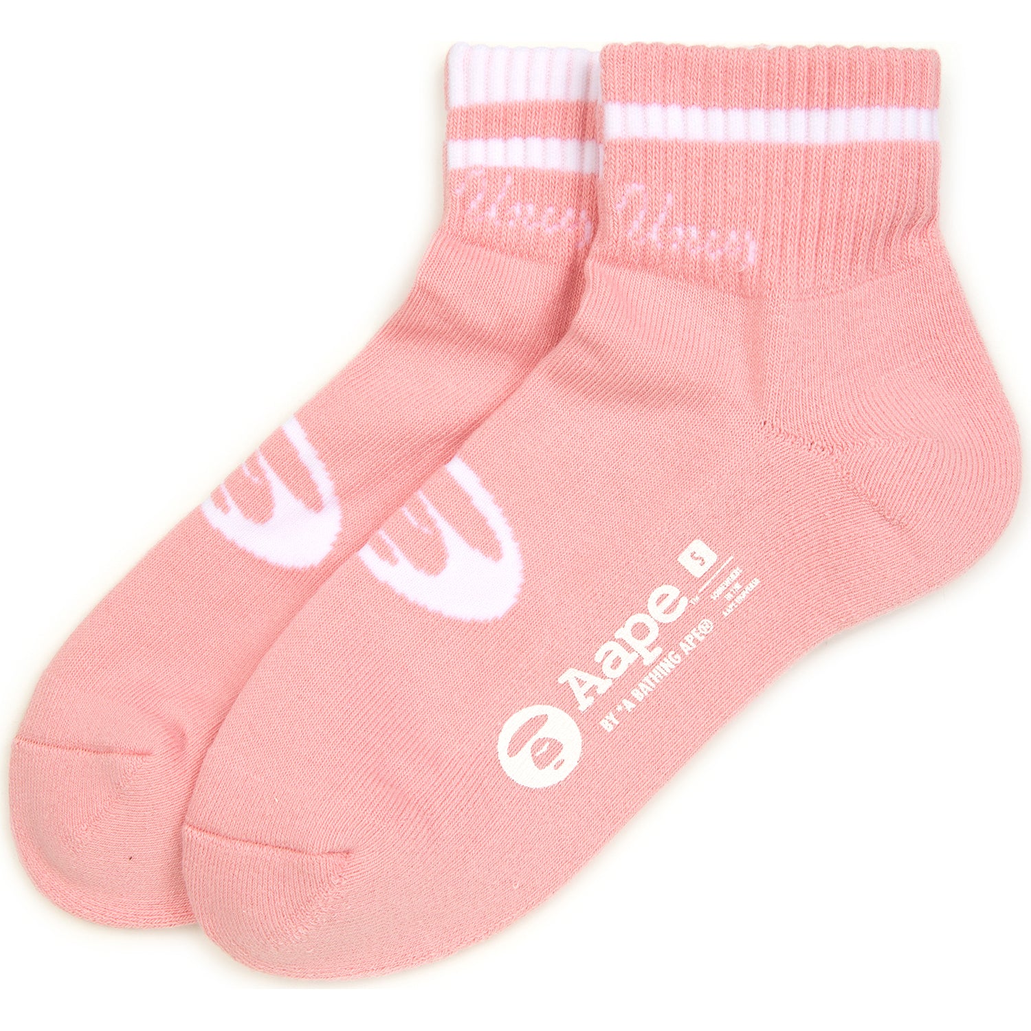 MOONFACE JACQUARD ANKLE SOCKS