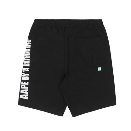 MOONFACE EMBROIDERED REVERSIBLE CAMO SHORTS