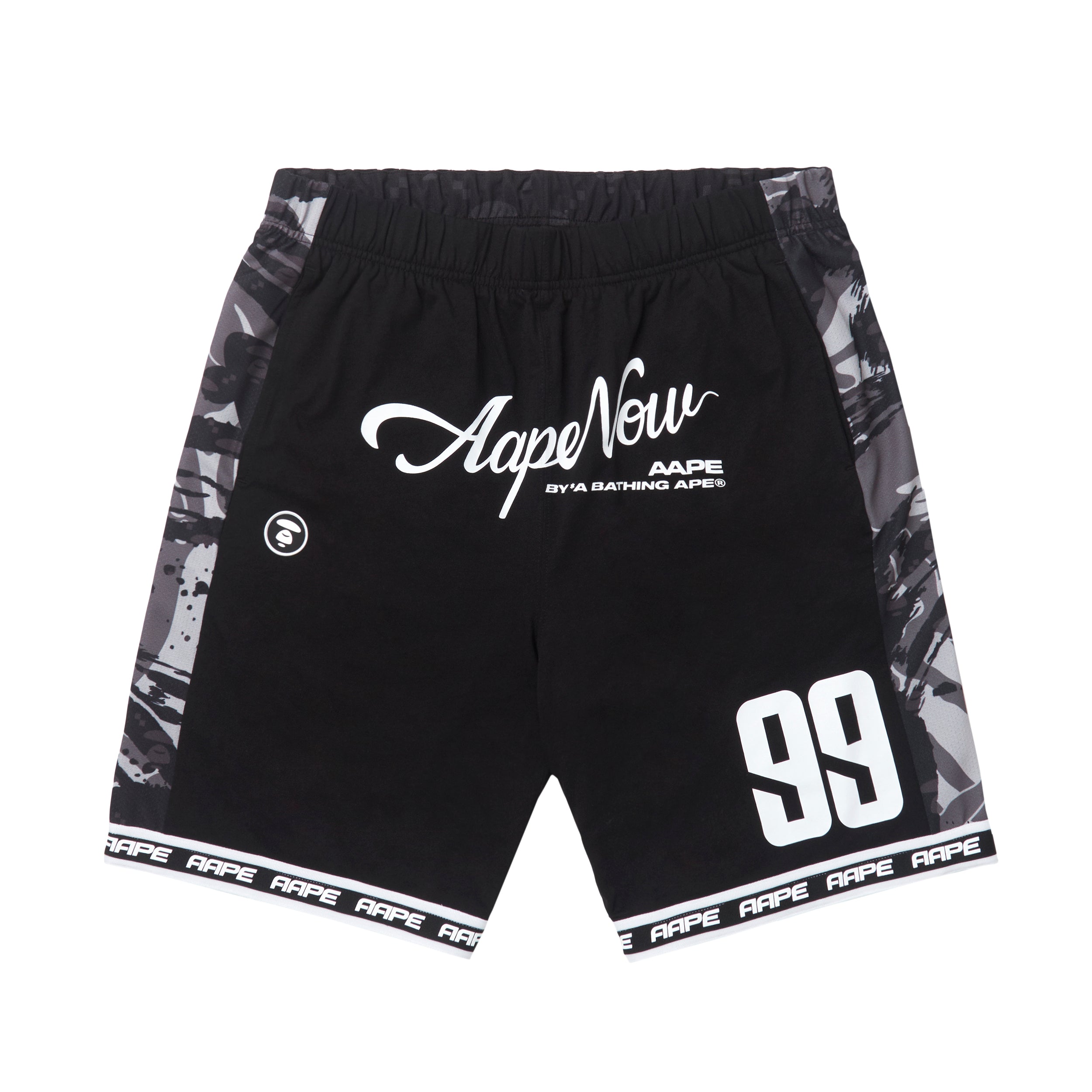 MOONFACE GRAPHIC REVERSIBLE BASKETBALL SHORTS