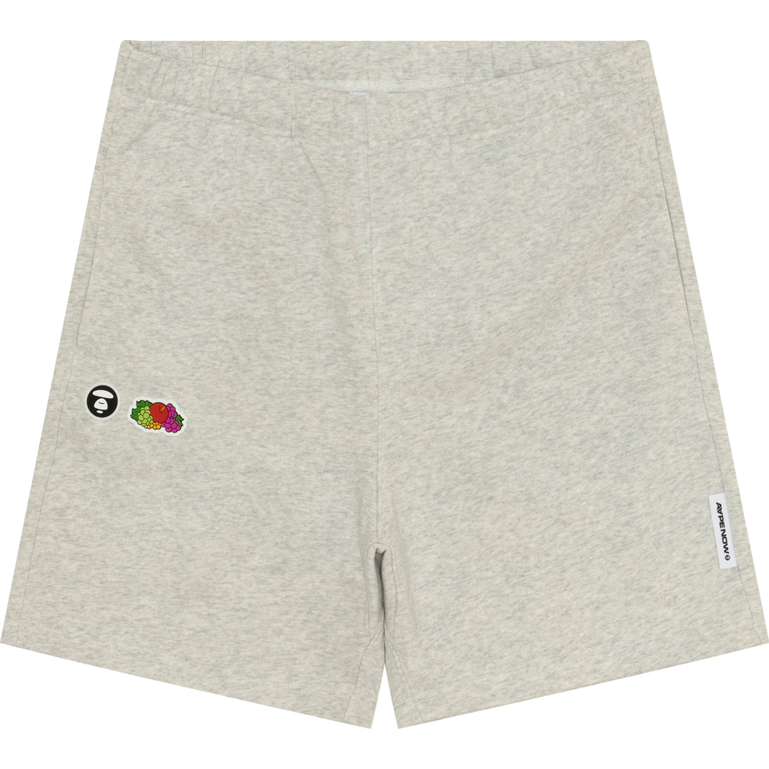 AAPE X FRUIT OF THE LOOM MOONFACE LOGO SWEAT SHORTS