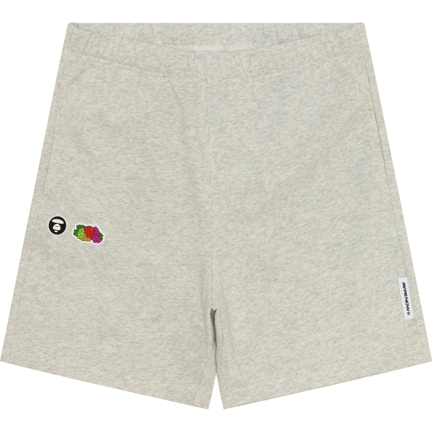 AAPE X FRUIT OF THE LOOM MOONFACE LOGO SWEAT SHORTS