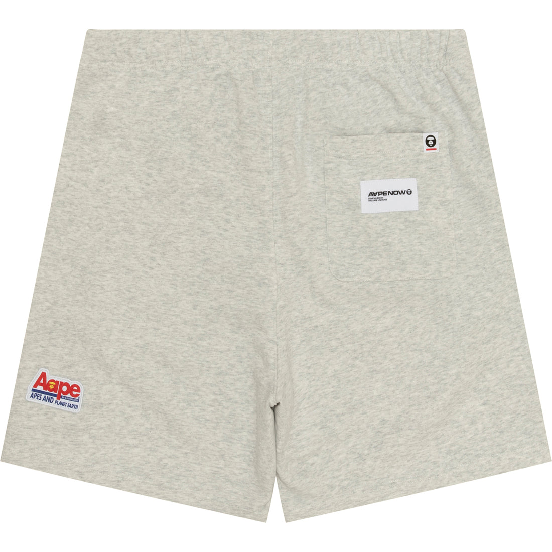 AAPE X FRUIT OF THE LOOM MOONFACE LOGO SWEAT SHORTS