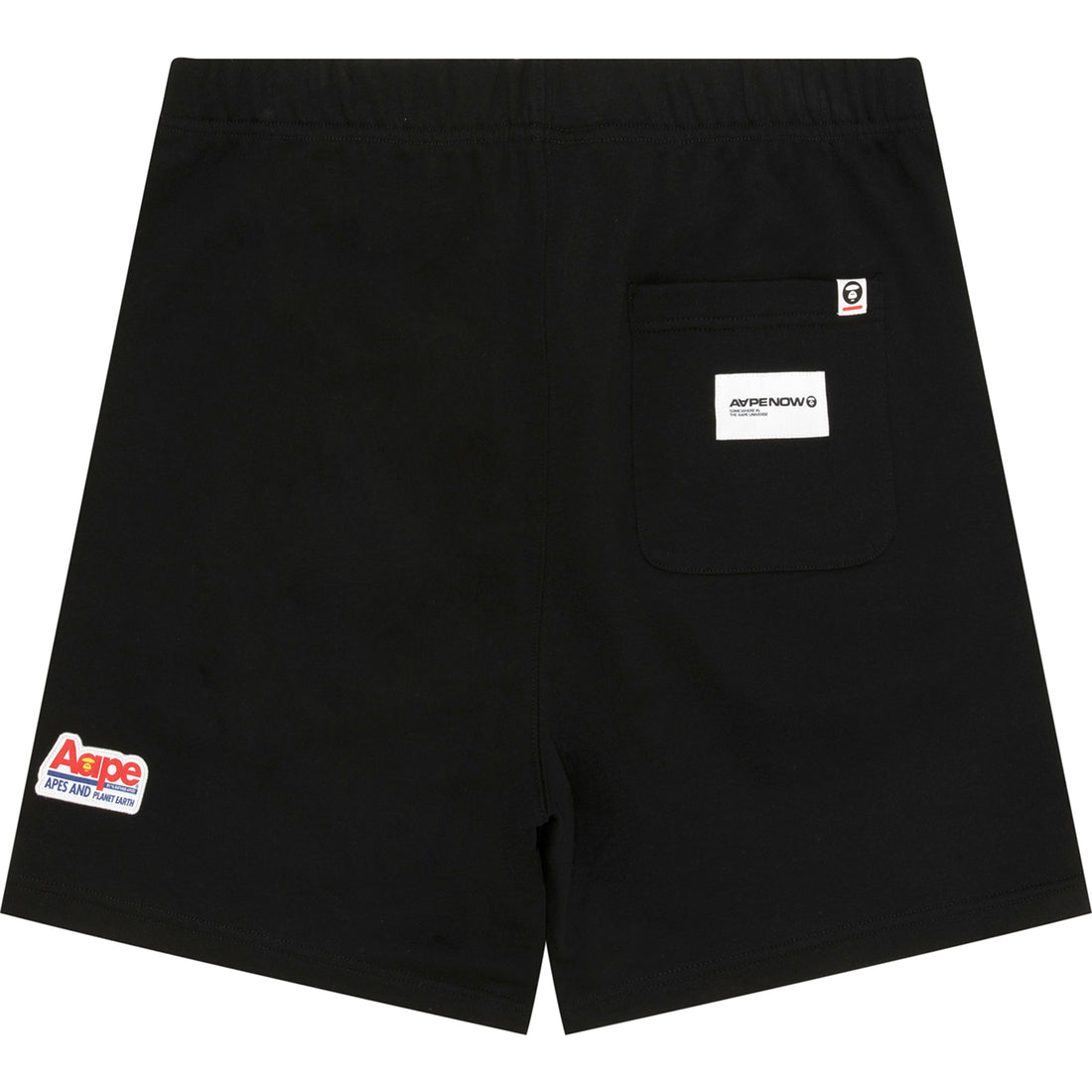 AAPE X FRUIT OF THE LOOM MOONFACE LOGO SWEAT SHORTS