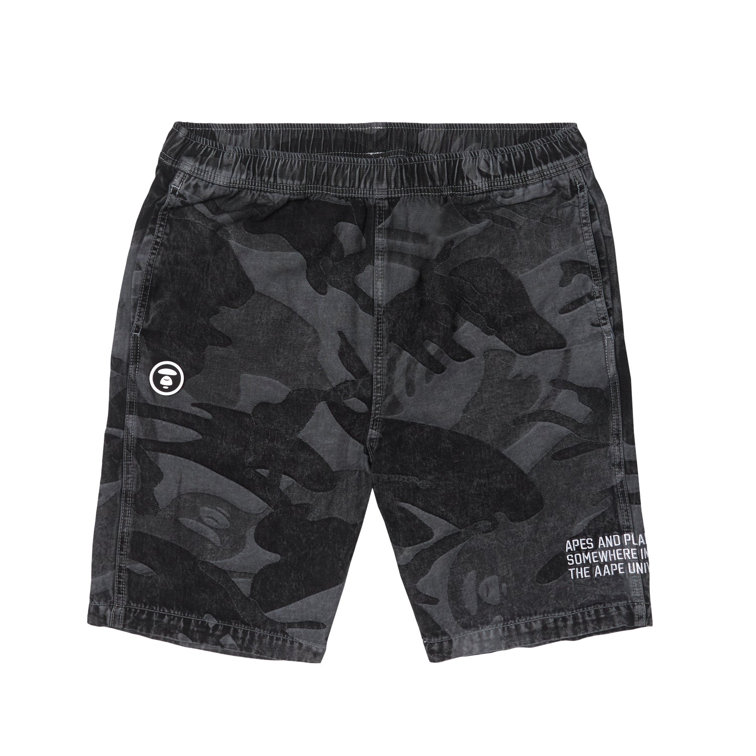 MOONFACE JACQUARD CAMO SHORTS