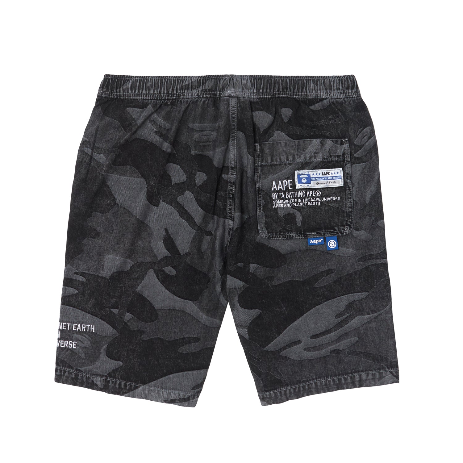 MOONFACE JACQUARD CAMO SHORTS