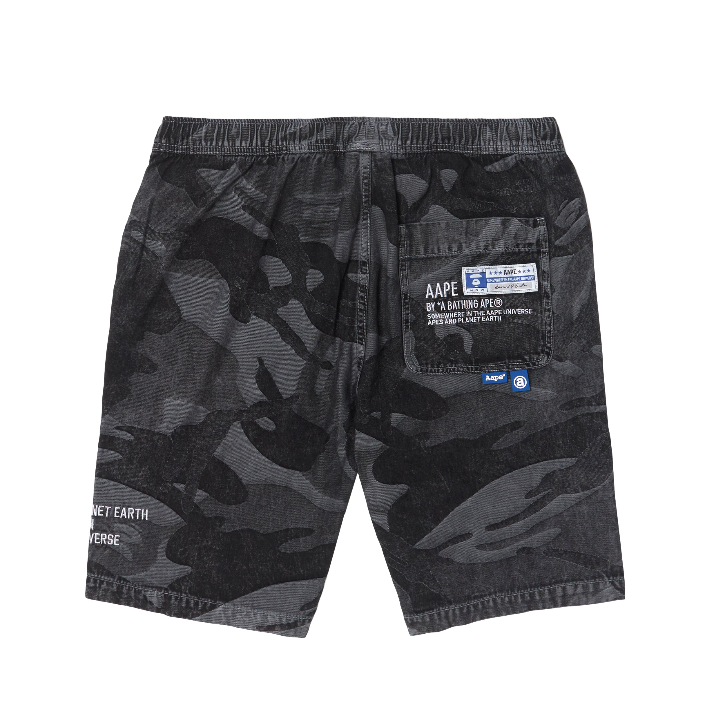 MOONFACE JACQUARD CAMO SHORTS