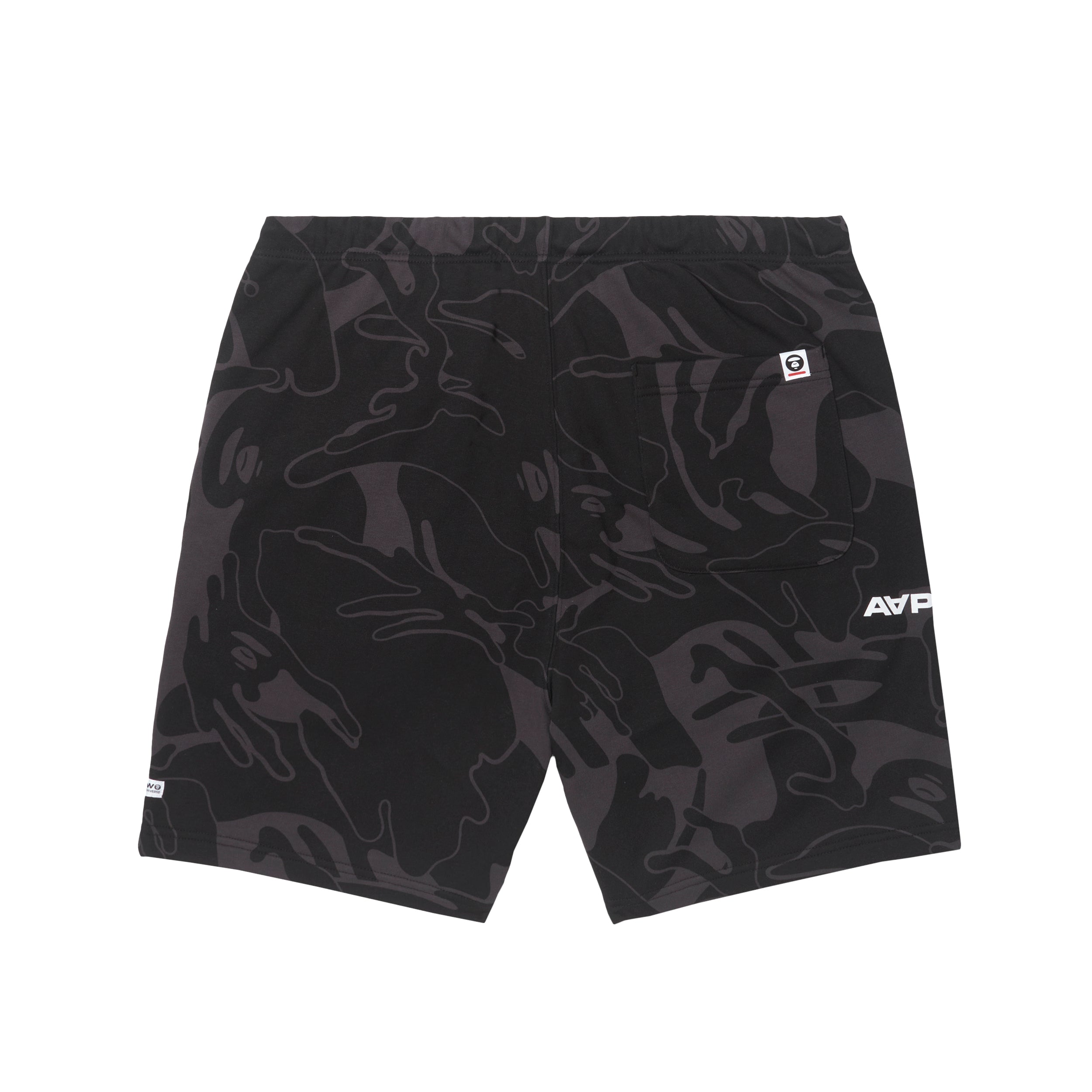 MOONFACE CAMO SWEAT SHORTS