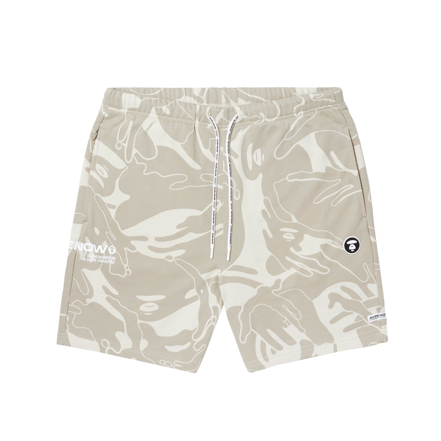 MOONFACE CAMO SWEAT SHORTS