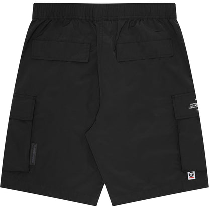 MOONFACE PATCH CARGO SHORTS