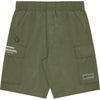 MOONFACE PATCH CARGO SHORTS
