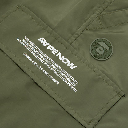 MOONFACE PATCH CARGO SHORTS