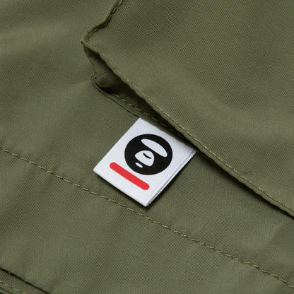 MOONFACE PATCH CARGO SHORTS