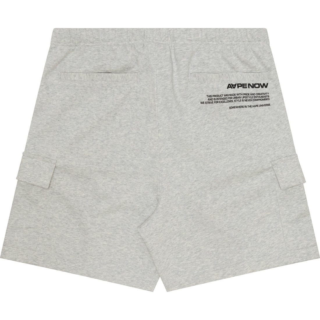 MOONFACE PATCH CARGO SWEAT SHORTS