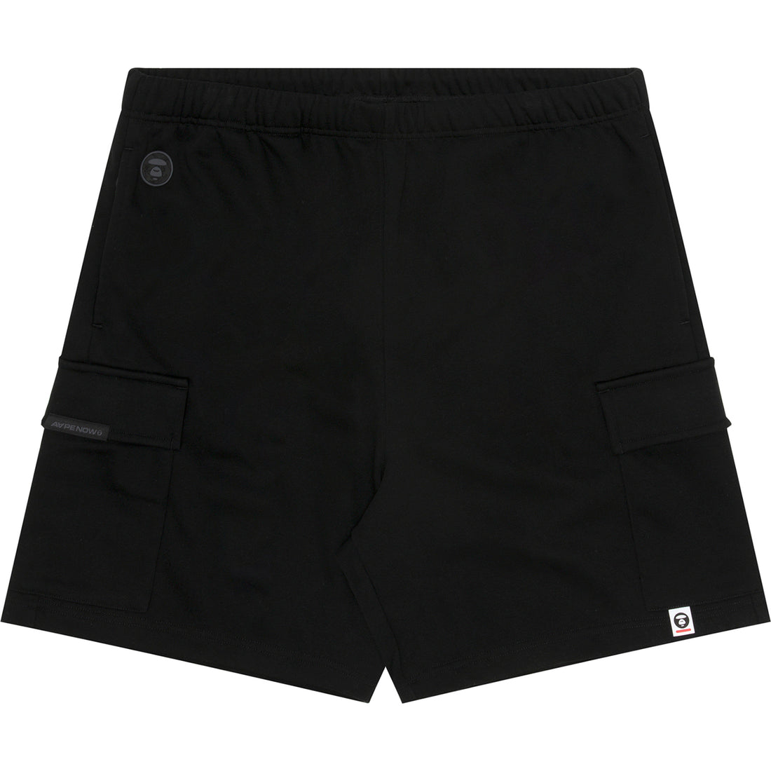 MOONFACE PATCH CARGO SWEAT SHORTS