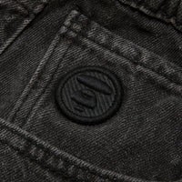 AAPSPMB668XXO/AAPENOW MOONFACE LOGO DENIM SHORTS