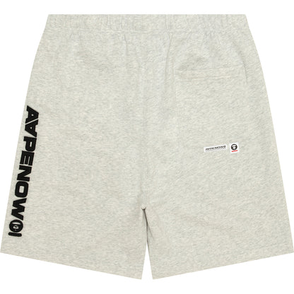 AAPENOW MOONFACE LOGO SWEAT SHORTS