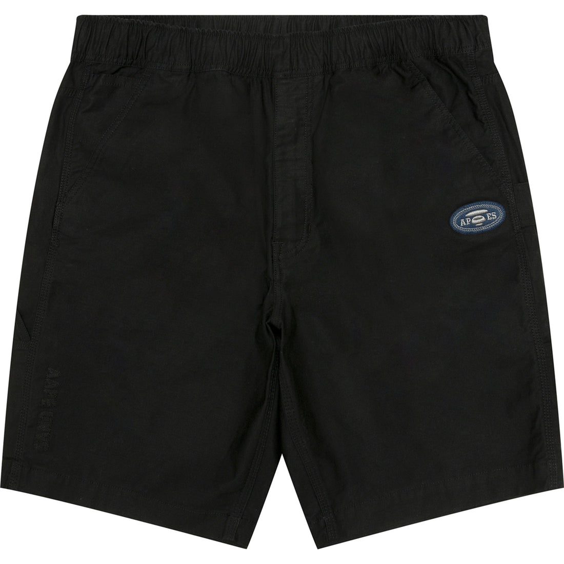 AAPEUNVS MOONFACE LOGO PATCH SHORTS