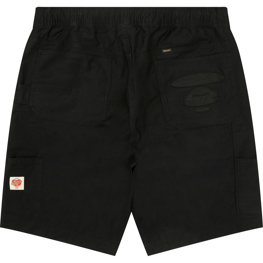 AAPEUNVS MOONFACE LOGO PATCH SHORTS