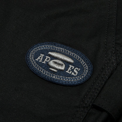AAPEUNVS MOONFACE LOGO PATCH SHORTS