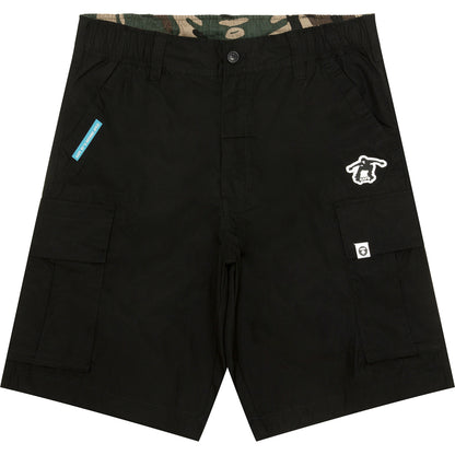 MOONFACE LOGO CARGO SHORTS