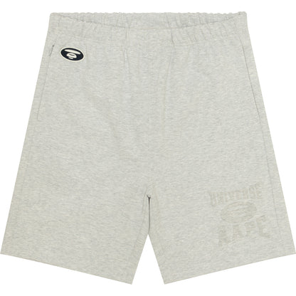 AAPEUNVS MOONFACE LOGO SWEAT SHORTS