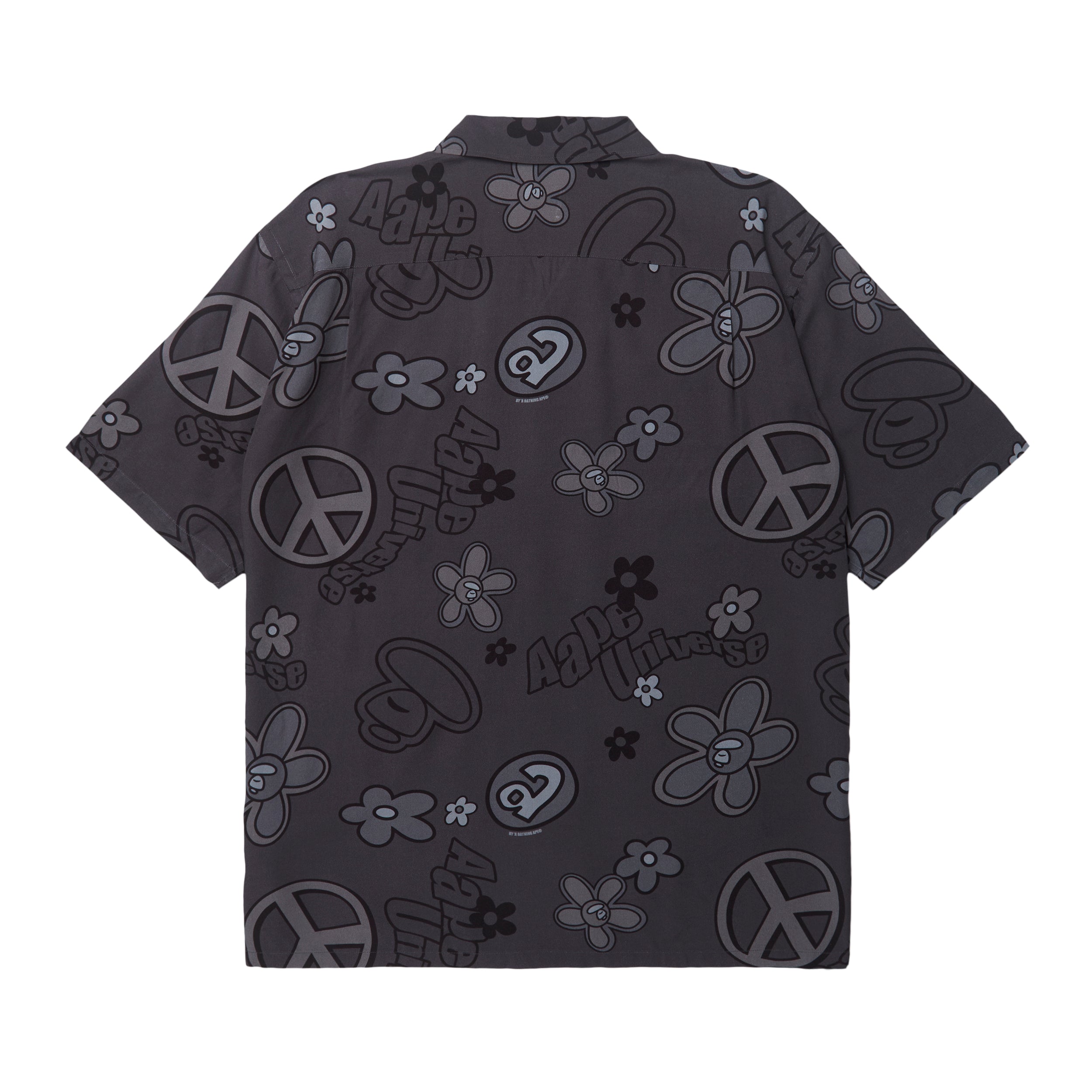 MOONFACE GRAPHIC PATTERNED SHORT-SLEEVE SHIRT