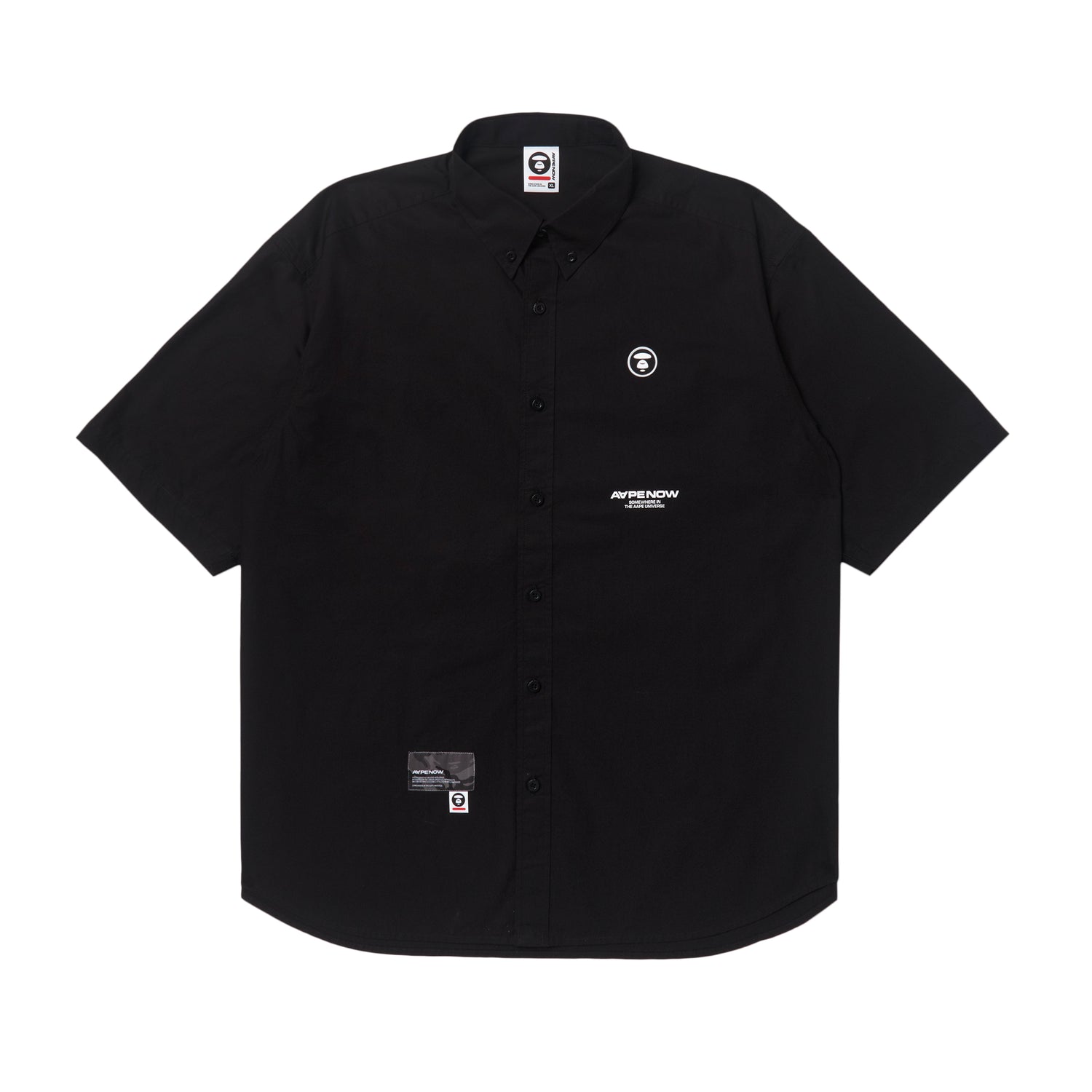 MOONFACE PATCH SHORT-SLEEVE SHIRT